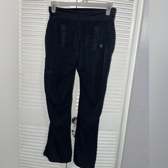 Healing Hands Purple Label Yoga Knit Waistband Scrub Pant Women’s Size Small - Picture 3 of 9